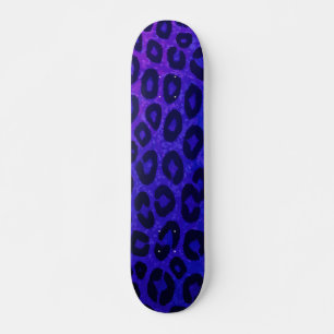 Skate Estampa Animal de Guepardo Roxo Gradiente
