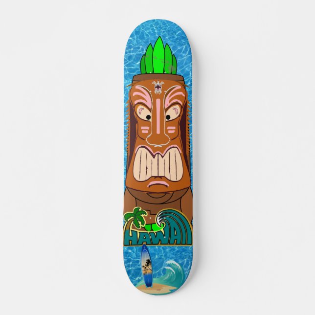 Skate Estátua Havaí de Tiki (Frente)