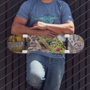 Skate estátuas de Buda no templo Senko-ji