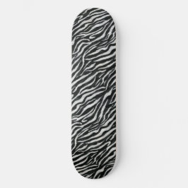 Skate Estética de Impressão Animal de Zebra Chic