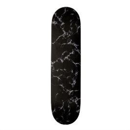 Skate Estilo de mármore elegante 4 - preto e branco