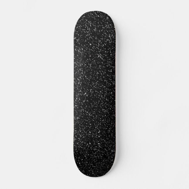 Skate Estilo de Pedra Negra Moderna - Espaço- (Frente)