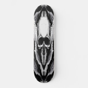 Skate Estilo do poster do vetor do crânio