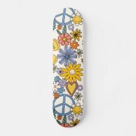 Skate Estilo Floral Hippy