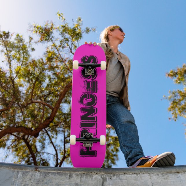 Skate Estilo Grunge Princesa Rosa Quente (Ao ar livre 1)