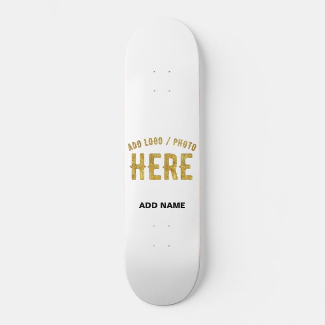 SKATE ESTILO MODERNO PERSONALIZÁVEL BRANCO VERIFICADO CO (Frente)