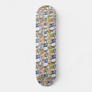 Skate Estilo Peter Max de 60 graus flor giro Painéis de