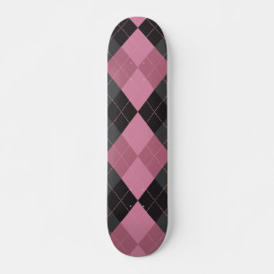 Skate Estilo Rosa e Preto