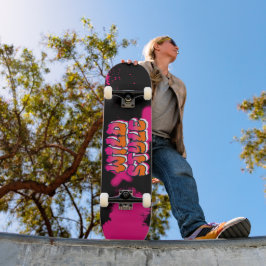 Skate Estilo Selvagem, Splatter de pintura de Grafite Ro