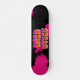 Skate Estilo Selvagem, Splatter de pintura de Grafite Ro