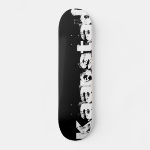 Skate Estilo Urbano Legal De Kaapstad Em Preto E Branco