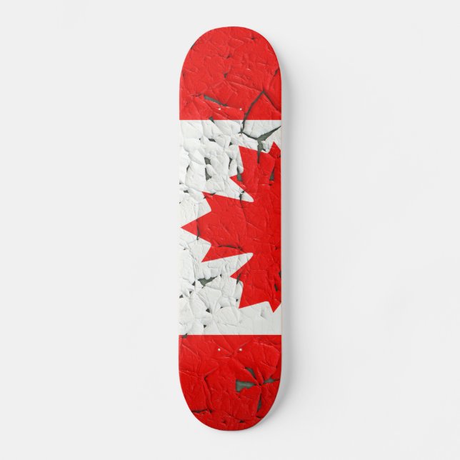Skate Estilo vermelho canadense da pintura da casca de (Frente)