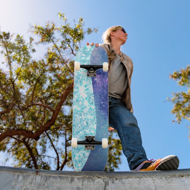 Skate Estrela brilhante de galáxias de gradiente moderno (Ao ar livre 1)