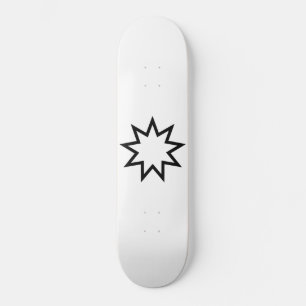 Skate Estrela de Nove Pontas (Símbolo da Fé Bahai)