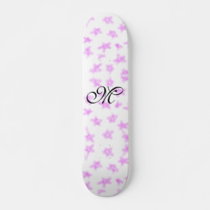 Skate estrelas cor-de-rosa simples aquarela adicionar no
