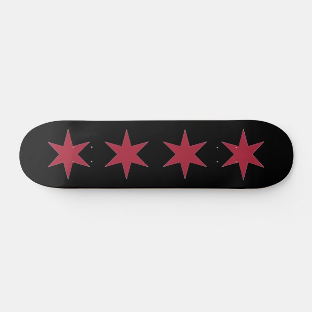 Skate Estrelas de Chicago (Horz)