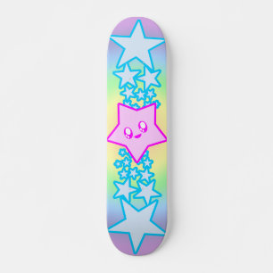 Skate Estrelas felizes do delírio de Kawaii