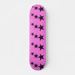 Skate Estrelas retro pretas