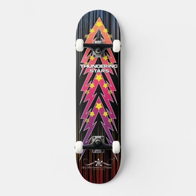 Skate Estrelas Trovejantes 4/6 (Frente)