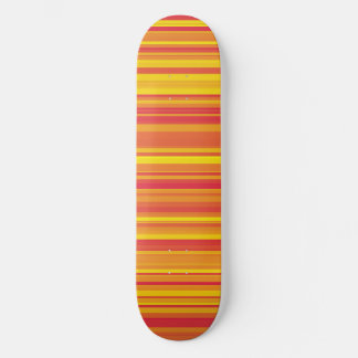 Skate Estrias Amarelas Vermelhas Laranja