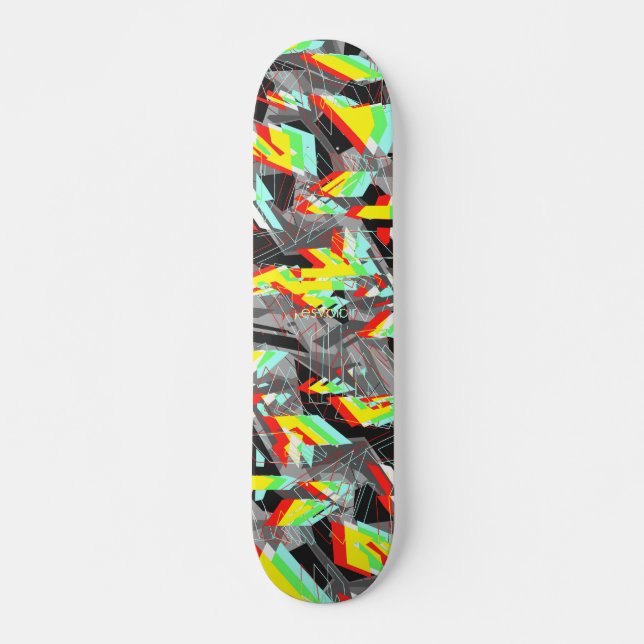 Skate Esvoir Camo Trippy (Frente)