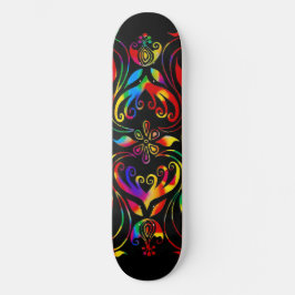 Skate Eu Amo Flores