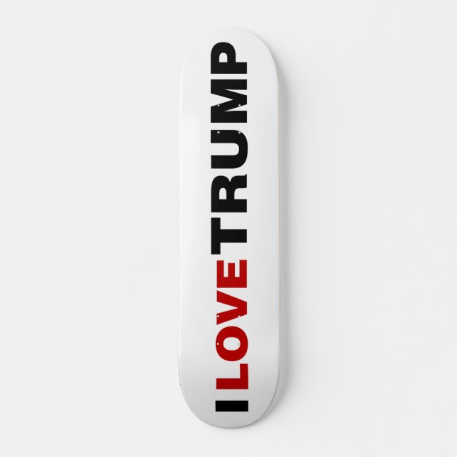 Skate Eu Amo Trump (Frente)