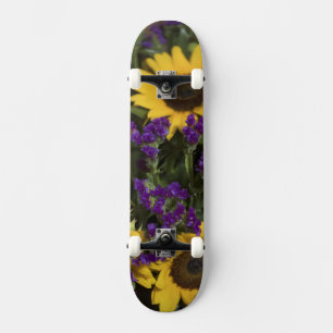 Skate EUA, close-up da arranjo floral de noiva,