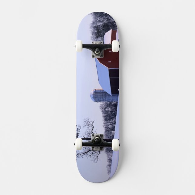 Skate EUA, Virgínia, Shenandoah Valley, celeiro (Frente)