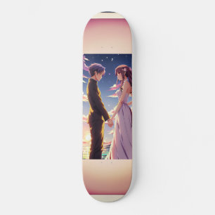 Skate Exclusivo: Casal Anime