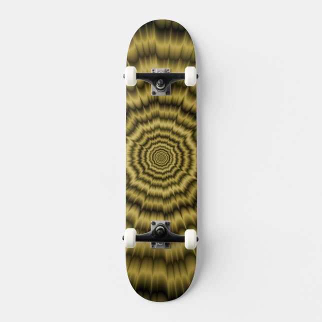 Skate Explosão de olho-de-skate em Dourado (Frente)