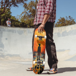 Skate Expressionismo do Homem solitário
