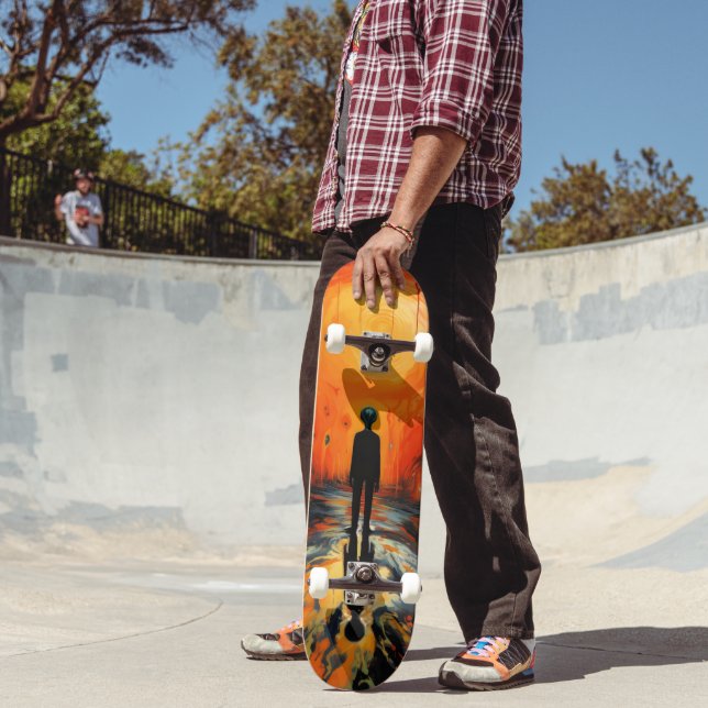 Skate Expressionismo do Homem solitário (Ao ar livre 2)
