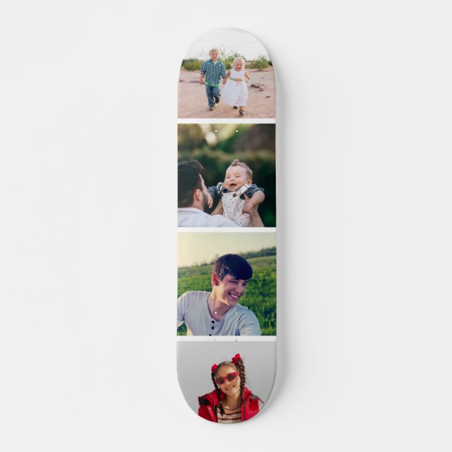 Skate Faça o seu próprio modelo de foto personalizado  (Frente)
