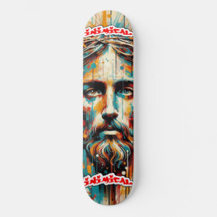 Skate Face interior do Cristo