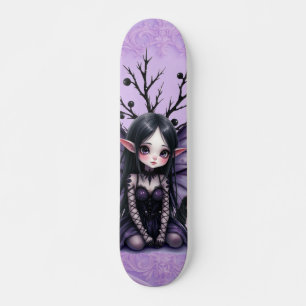Skate Fada Escura e Bonita com Asas Bat