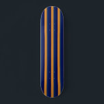 Skate Faixa Azul e Laranja<br><div class="desc">Bela faixa laranja com uma faixa azul.</div>