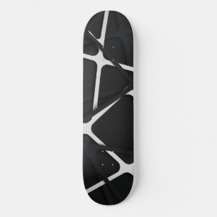 Skate Faixas Pretas 3D