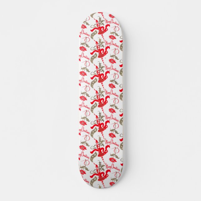 Skate Falln Vintage - Velas de Natal Feliz (Frente)