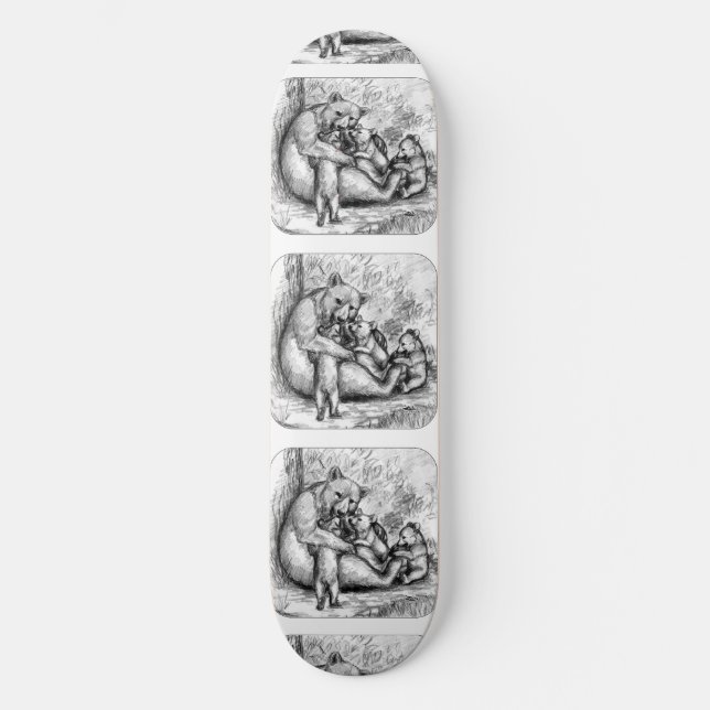 Skate Família de Ursos (Frente)
