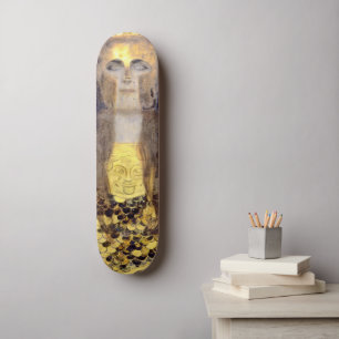 Skate famosa pintura Pallas Atena de Gustav Klimt