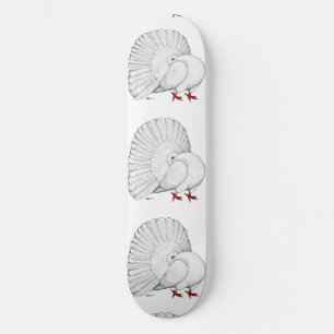 Skate Fantail: Branco