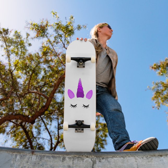 Skate Fantasia Unicórnio Rosa Fofo (Ao ar livre 1)