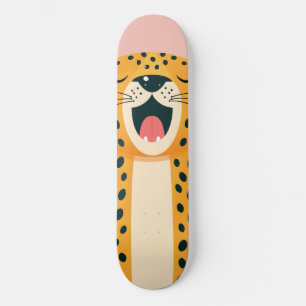 Skate Fantástico Animal de Safari Guepardo de Desenho An