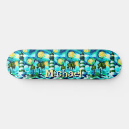 Skate Farol Tropical Náutica Costeira Personalizada