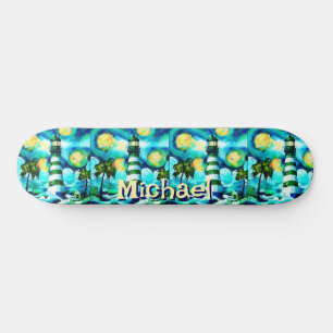Skate Farol Tropical Náutica Costeira Personalizada
