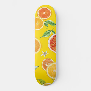 Skate Fatias de laranja #padrão #moderno #estilo