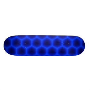 Skate Favo de mel 3D azul