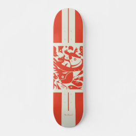 Skate Fazenda de animais, vermelho