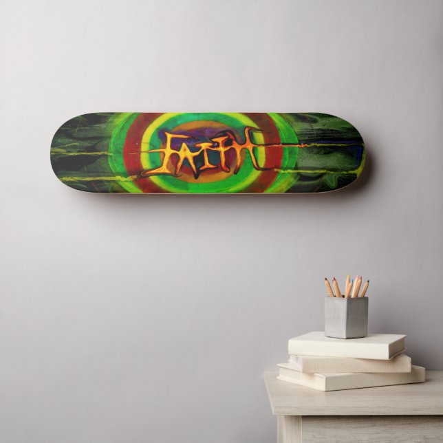 Skate Fé (Arte de parede (Horz))